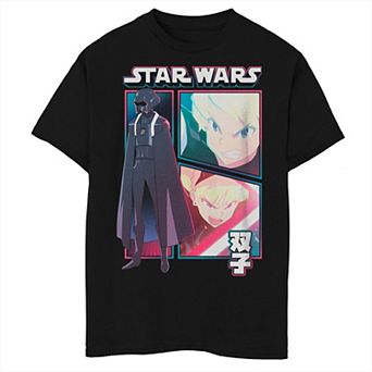 Boys 8-20 Star Wars Visions Twins Comic Poster Graphic Tee