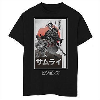 Boys 8-20 Star Wars Visions Samurai Box Up Poster Graphic Tee