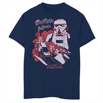 Boys 8-20 Star Wars Visions Stormtrooper Ride Graphic Tee