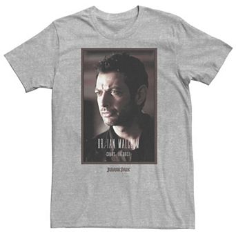 Big & Tall Jurassic Park Dr. Ian Malcolm Chaos Theorist Tee