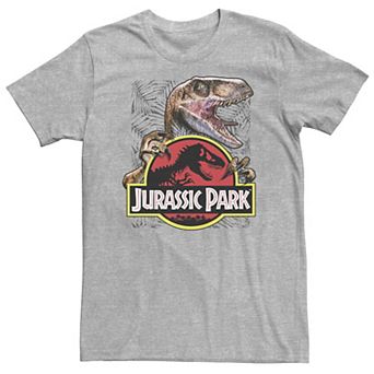 Big & Tall Jurassic Park Raptor Holding Graphic Tee