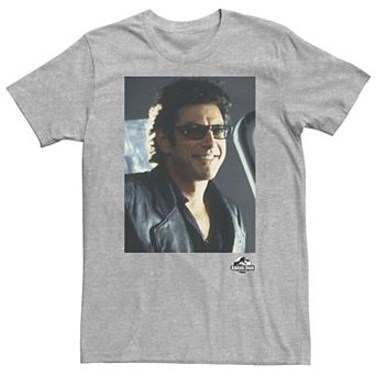 Big & Tall Jurassic Park Goldblum Sly Smile Tee