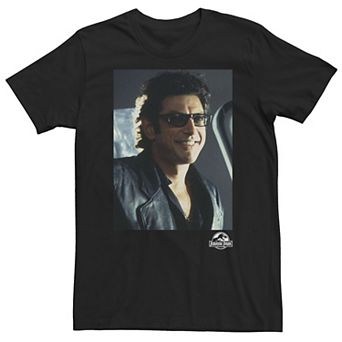Big & Tall Jurassic Park Goldblum Sly Smile Tee