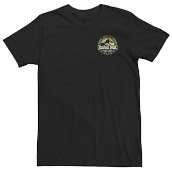 Big & Tall Jurassic Park Staff Graphic Pocket Tee