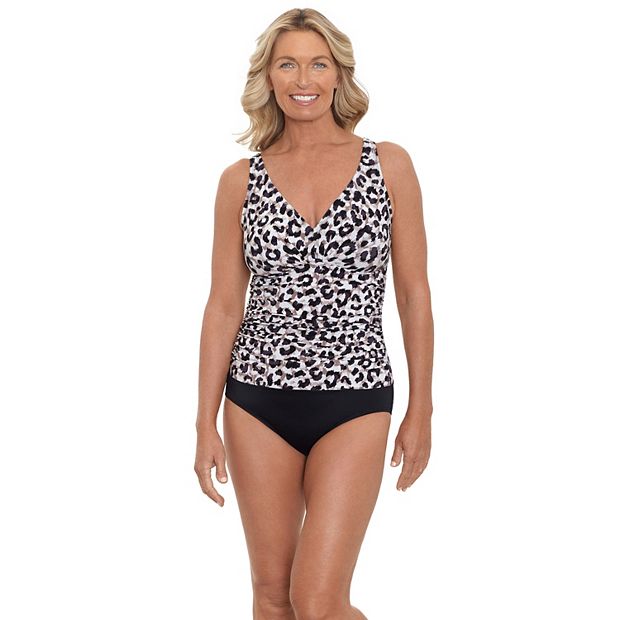 Ruched Tummy Control One Piece Swimsuit