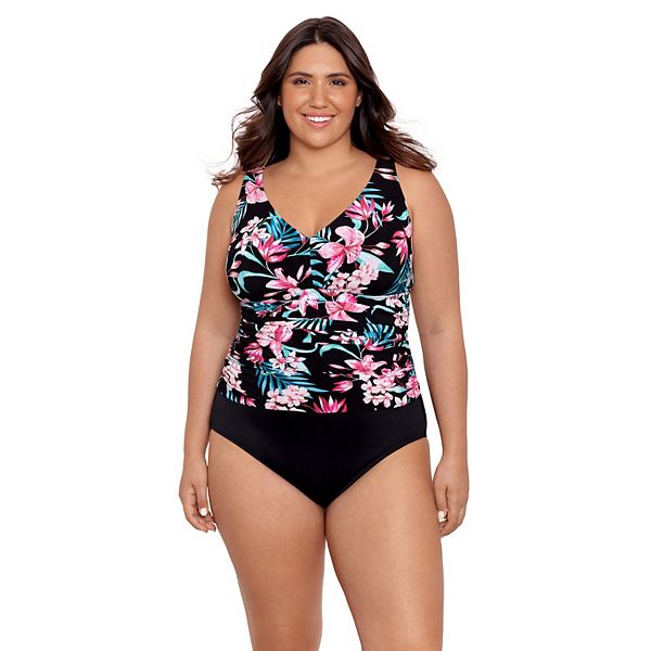 Plus Size Bal Harbour Tummy Control OnePiece Swimsuit