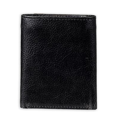 Men's Dickies Leather Trifold Wallet with Interior Zip Compartment