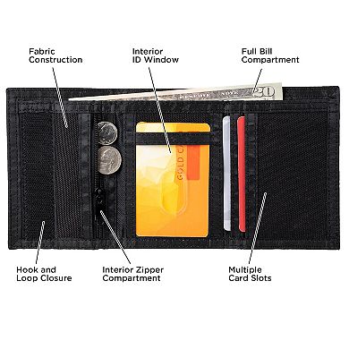 Men's Dickies Durable Cordura Fabric Trifold Wallet