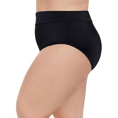 Plus Size Bal Harbour Tummy Control Swim Brief Bottoms