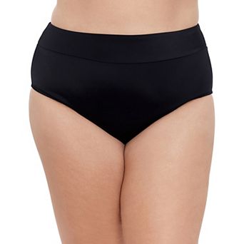 Plus Size Bal Harbour Tummy Control Swim Brief Bottoms