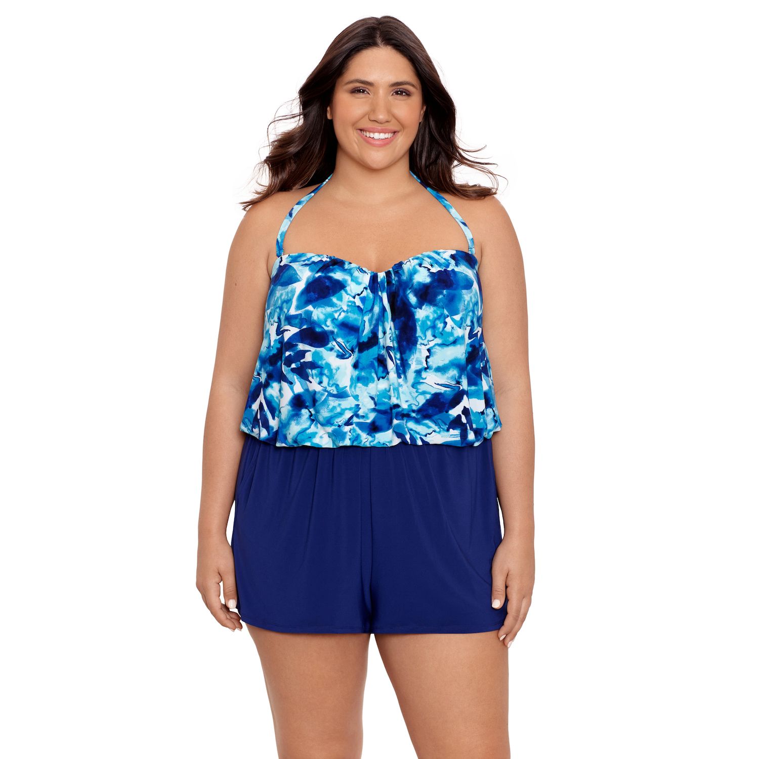 kohls plus size bathing suits