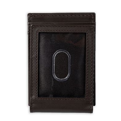 Men's Dickies Leather Front Pocket Wallet with Magnetic Money Clip
