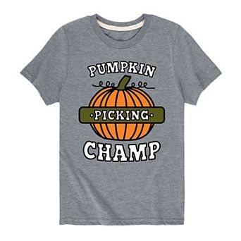 Boys 8-20 Pumpkin Picking Champ Graphic Tee