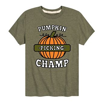 Boys 8-20 Pumpkin Picking Champ Graphic Tee