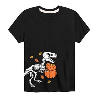 Boys 8-20 Fall Trex Skeleton Graphic Tee