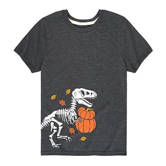 Boys 8-20 Fall Trex Skeleton Graphic Tee