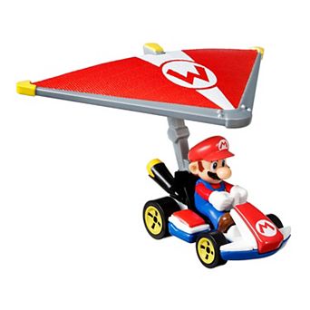 Mattel Hot Wheels Mario Kart Mario Standard Kart and Super Glider Die-Cast Vehicle