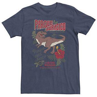 Big & Tall Jurassic Park Spanish Opening Day Poster Tee
