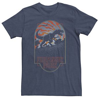 Big & Tall Jurassic Park T-Rex Tour Poster Tee