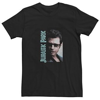 Big & Tall Jurassic Park Ian Malcolm Side Shocked Sunglasses Stare Tee