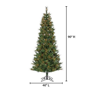 7.5-ft. Pre-Lit Baxter Pine 400-Light Artificial Christmas Tree