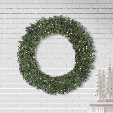 Gerson 60-in. Aspen Spruce Wreath with Lights