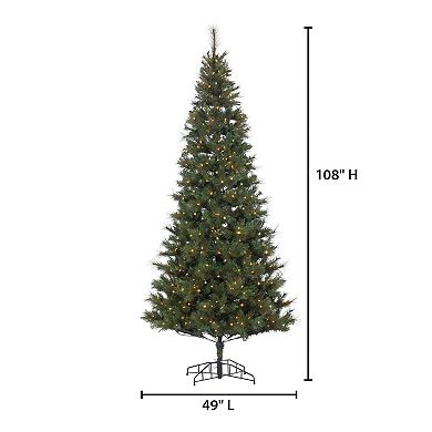 9-ft. Pre-Lit Baxter Pine Artificial Christmas Tree