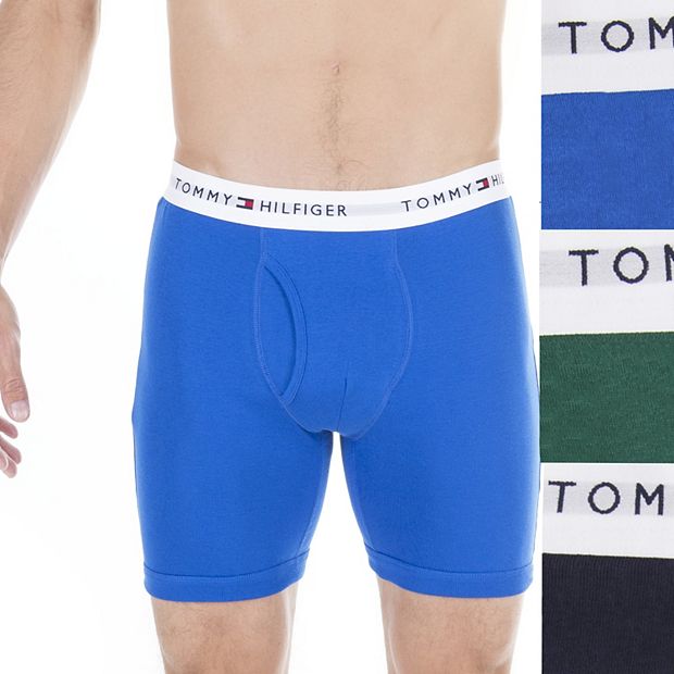 Multi colour Tommy Hilfiger Mens 3 Pack Boxer Shorts - Get The Label