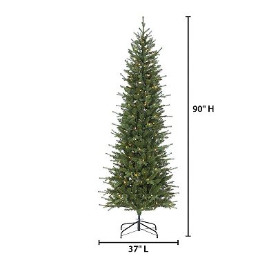 7.5-ft. Narrow Dover Pine 200-Light Artificial Christmas Tree