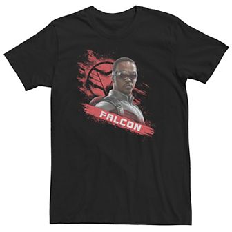 Big & Tall Marvel Falcon & The Winter Soldier Falcon Distressed Symbol Tee
