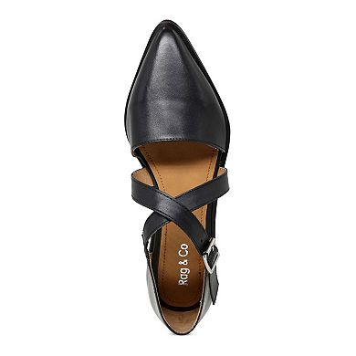 Rag & Co Mae Women's Suede Mules