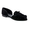 Rag & Co Baako Women's Suede Knotted Flats