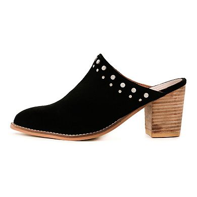 Rag & Co Leslie Women's Suede Mules