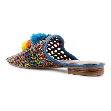 Rag & Co Zooey Women's Colorful Woven Mules