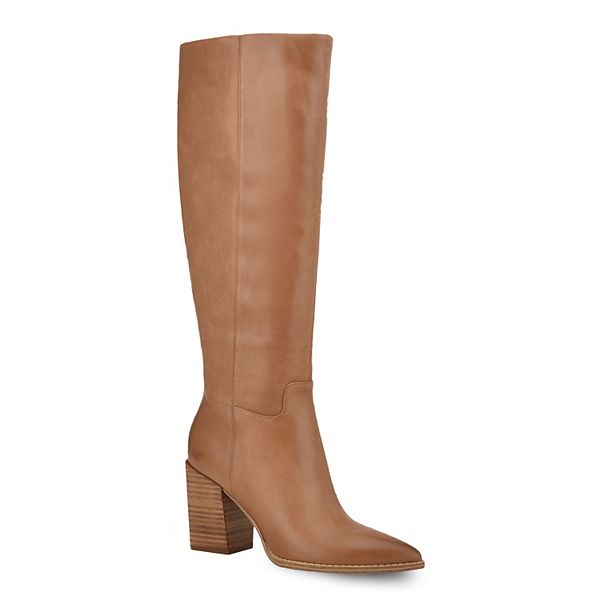 Nine West Brixe Women's Leather KneeHigh Boots