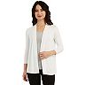 Women's AB Studio Banded Edge Open-Front Cardigan