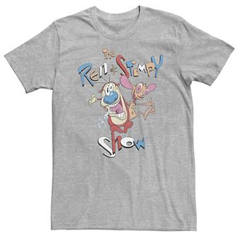 Big & Tall Nickelodeon Ren And Stimpy Vintage Title Poster Tee