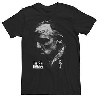 Big & Tall The Godfather Don Vito Corleone Profile Portrait Tee