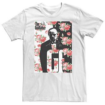 Big & Tall The Godfather The Don Floral Portrait Graphic Tee