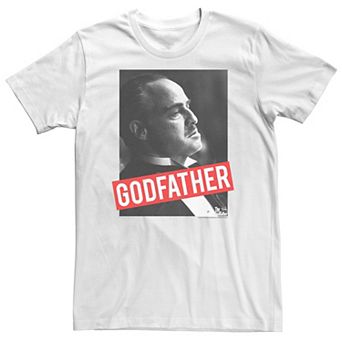 Big & Tall The Godfather The Don Classic Portrait Tee