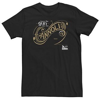 Big & Tall The Godfather Leave The Gun Take The Cannoli Tee