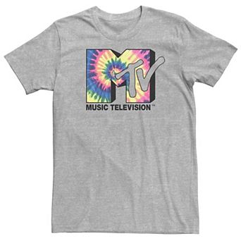 Big & Tall MTV Music Television Tie-Dye Logo Tee