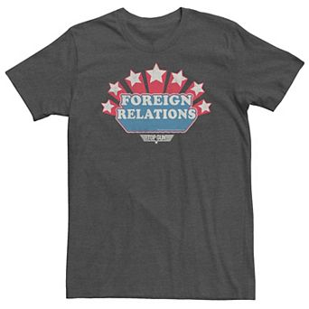 Big & Tall Top Gun Foreign Relations Americana Logo Tee