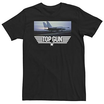 Big & Tall Top Gun Jet Take Off Portrait Tee