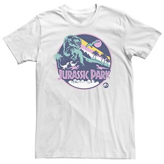 Big & Tall Jurassic Park Retro Rex Scene Tee