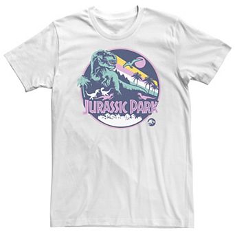 Big & Tall Jurassic Park Retro Rex Scene Tee