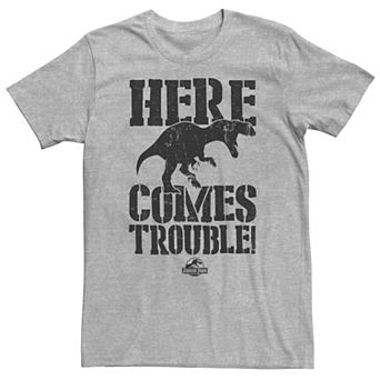 Big & Tall Jurassic Park "Here Comes Trouble!" Tee