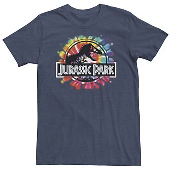 Big & Tall Jurassic Park Classic Logo Tie Dye Tee