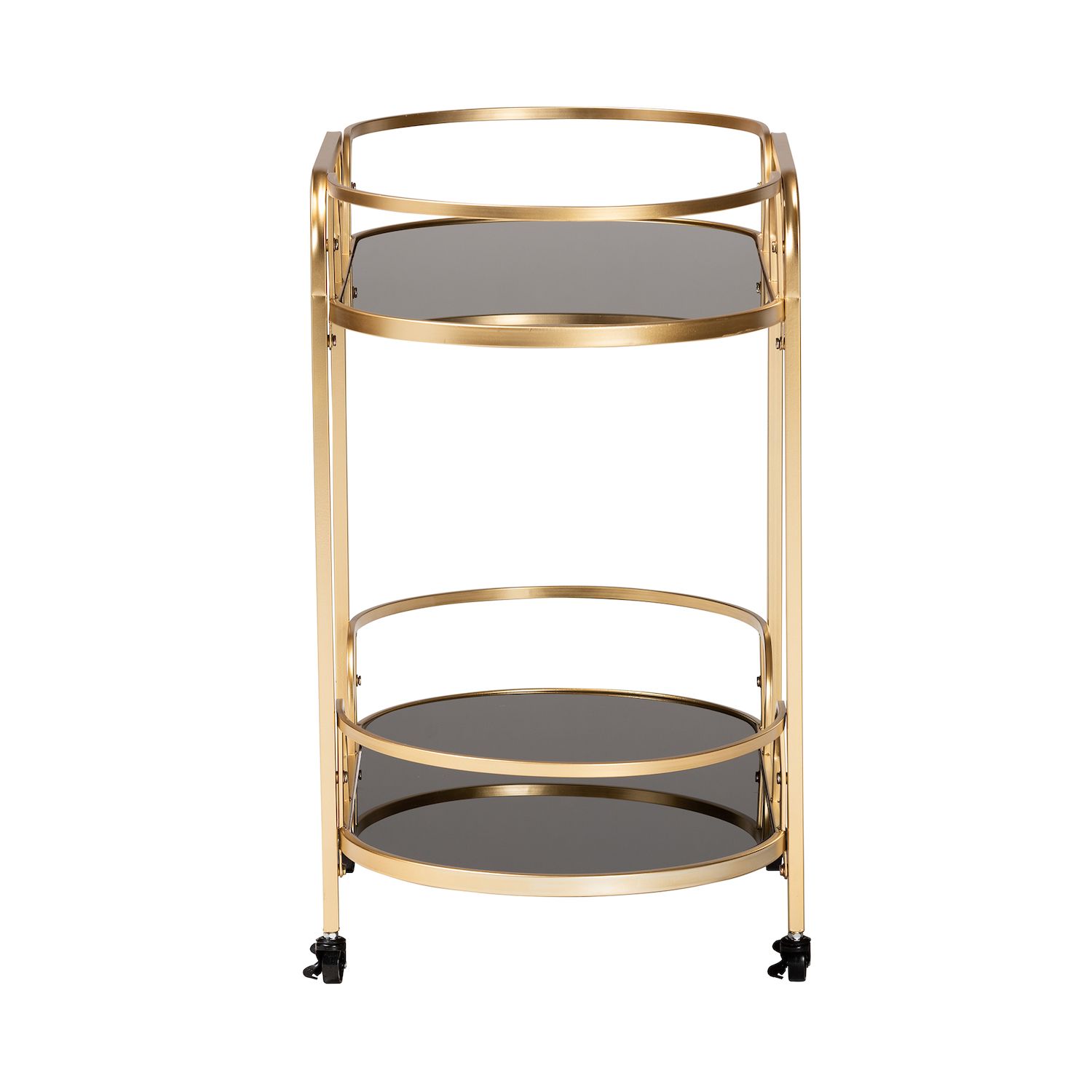 Baxton Studio Leighton Wine Cart
