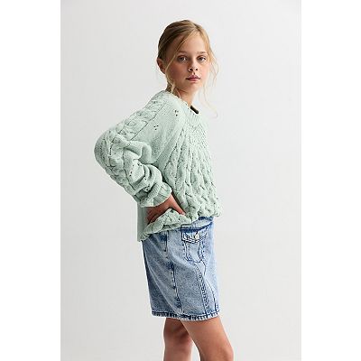 Girls 6-20 SO® Oversized Crewneck Sweater in Regular & Plus Size